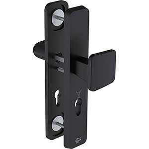 Deurbeslag Knop/kruk zwart